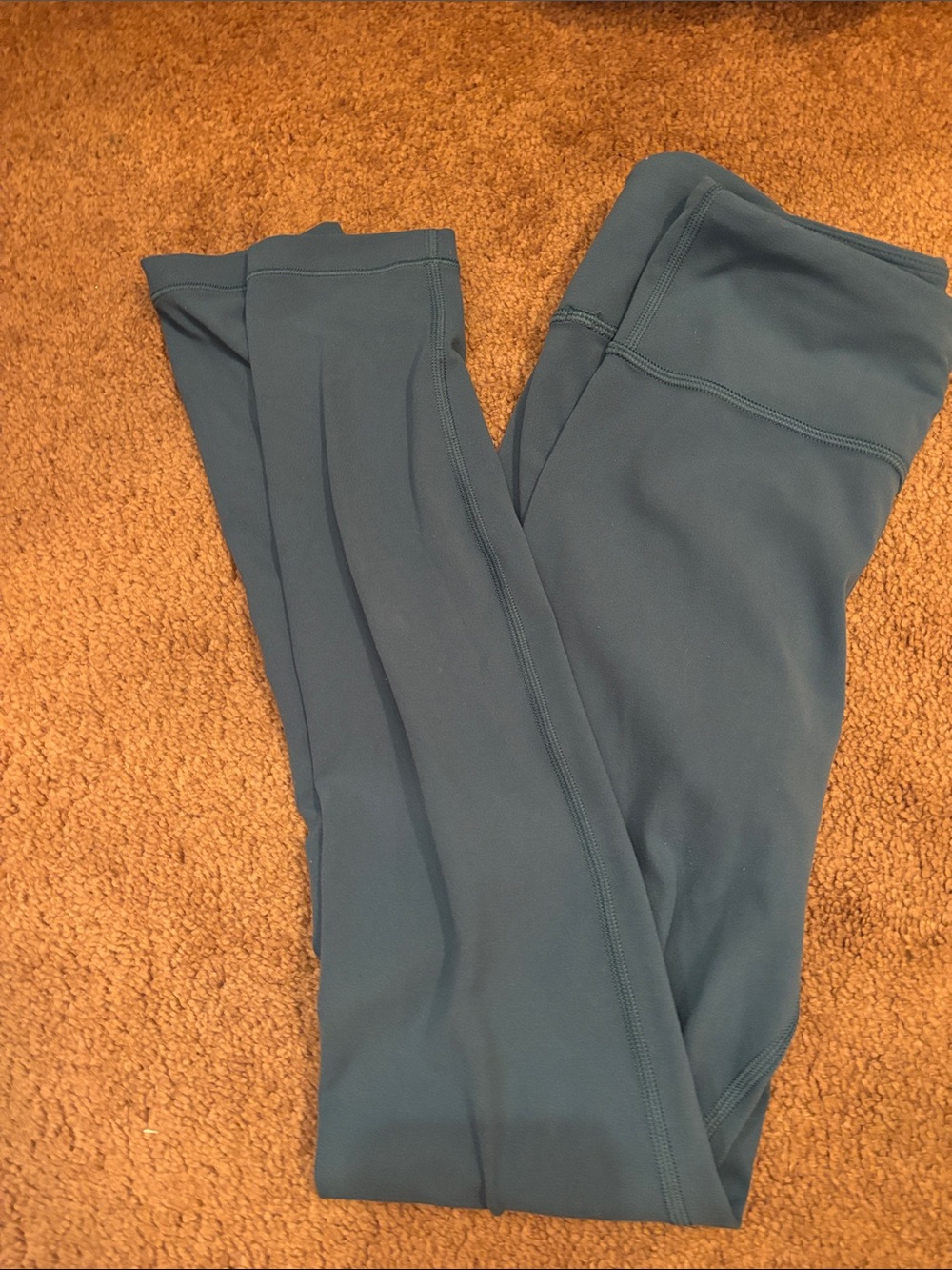 Teal High-Waist Athletic Leggings
